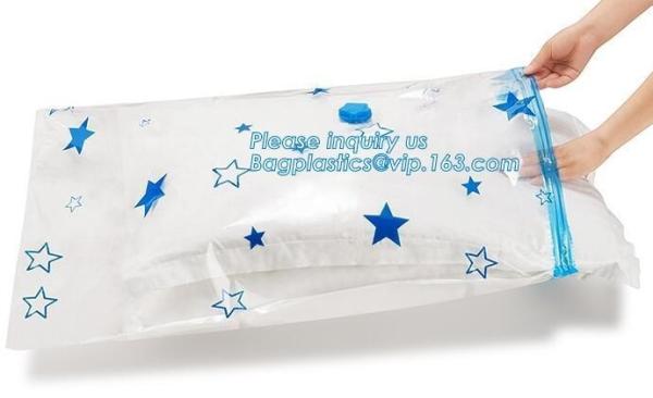 clothing vacuum seal storage bag, Vacuum storage bag for bedding and clothes,