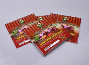 Quality Full color waterproof glossy lamination adhesive paper label sticker for jerk seasoning wholesale