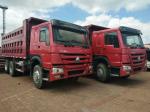 Red Color Second Hand Tipper Trucks , 2nd Hand Dump Trucks GCC Approved