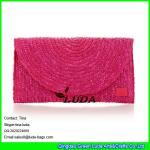 LDMC-125 natural women handbags wholesale wheat straw braided straw bag