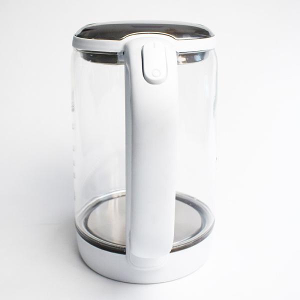 Strong Handle Clear Glass Electric Kettle Mouth With Filter Over Heat Protection
