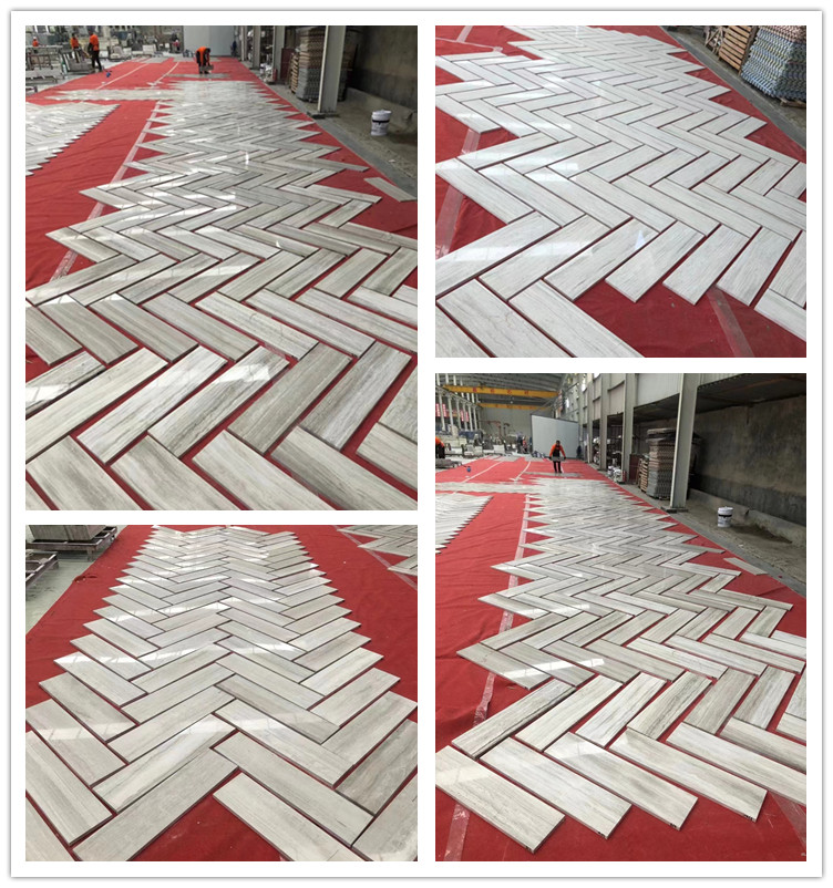 Customized Modern Grey Marble Pillar Covering Design Style for Hollow Column Cladding