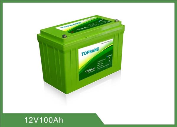 Durable Lithium Battery 12v 100ah , Lifepo4 Rechargeable Battery High Security