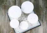 Hot / Cold Food Disposable Takeaway Containers Paper Takeaway Containers With