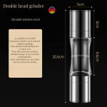 Adjustable Coarseness Bamboo Salt Pepper Grinder Mill Manual Kitchen Supplies