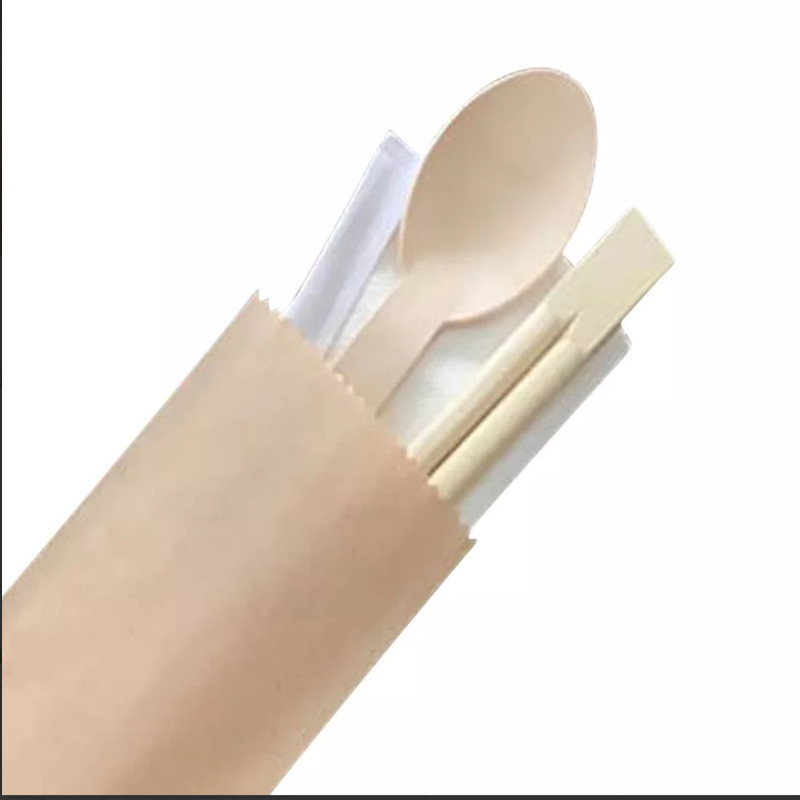 160 mm wholesale 100% environmentally friendly wooden knife fork spoon napkin pepper with chopsticks & toothpick