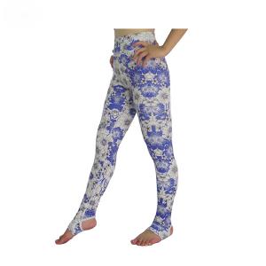 Quality Latest Products Yoga Wear Clothing Flower Patterns Seamless Yoga Pants wholesale