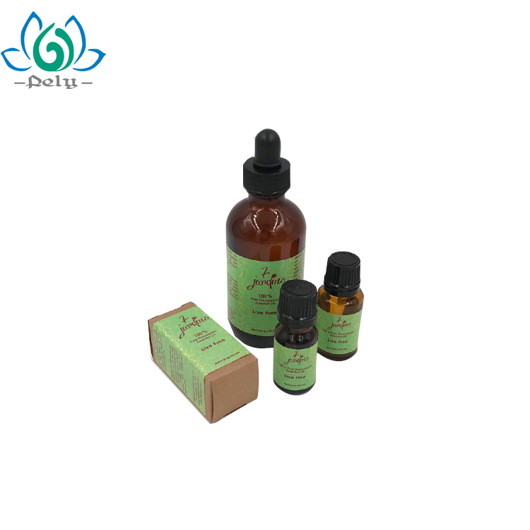 3 x 7.5cm Amber Bottle CMYK Color vinyl Label Roll