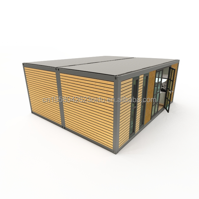 Galvanized Steel Bending 180g Modern Design 2 Bedroom Prefab Expandable Container House for Commercial Mall Application