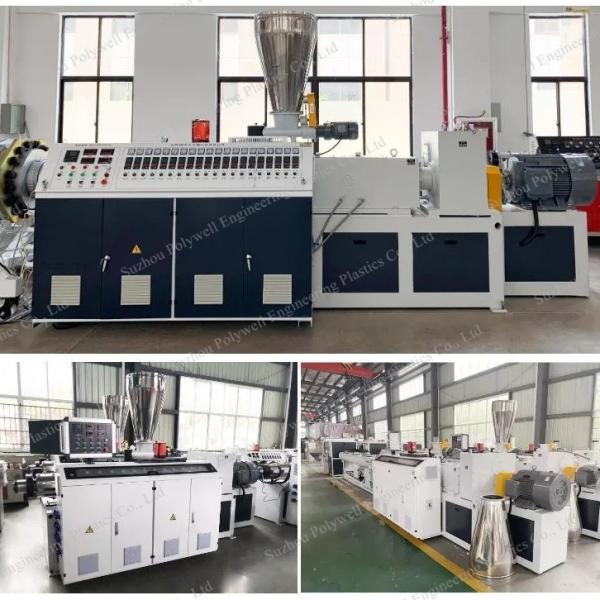 Efficiency 110-315mm Plastic PVC Drain Pipe Extruder Machine PVC/UPVC Extrusion