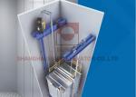 1000kg Space Saving Freight Gearless Machine Roomless Elevators