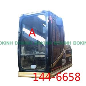 Quality Excavator CATERPILLAR Cab Glass 144-6658 Tempered Front Up 5MM Thick wholesale