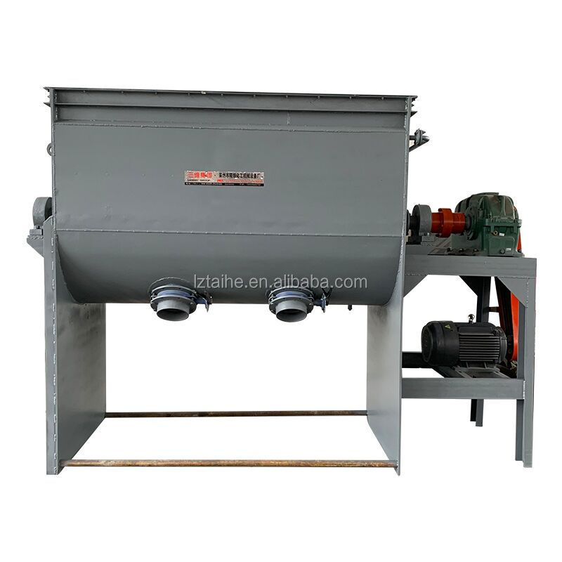 Horizontal Feed Mixer 1000L Double Helical Ribbon for Food Powder and Animal Feed