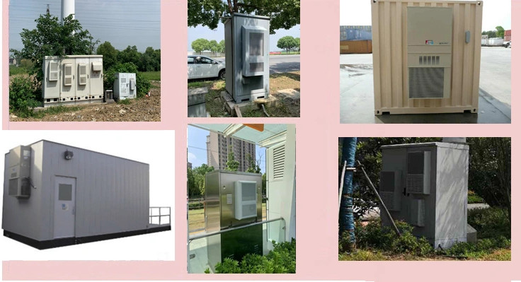 Double Layer 30U Outdoor Telecom Cabinet With Heat Exchanger