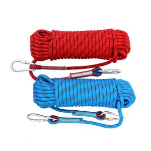 Quality 6mm-20mm Red Climbing Rope Cord Rapid Descent Rescue Static Rope Cord wholesale