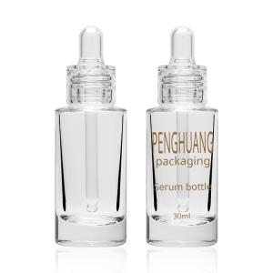 Quality transparent dropper glass bottle for serum 30ml wholesale