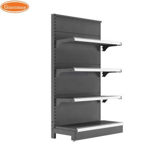 Quality Single Side Retail Display Racks Stores Black Supermarket Shelf Gondola wholesale