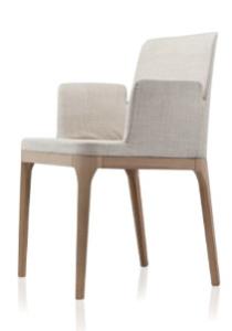 Quality North Europe style wooden dining arm chair furniture wholesale