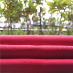 150D*150D Red Wavy Weft Woven Herringbone Fabric for Medium Weight Backpacks and
