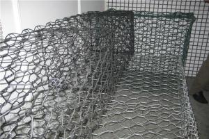 Quality Riverbank 2x1x1m Hexagonal Gabion Box 60x80 Galvanised Gabion Baskets wholesale