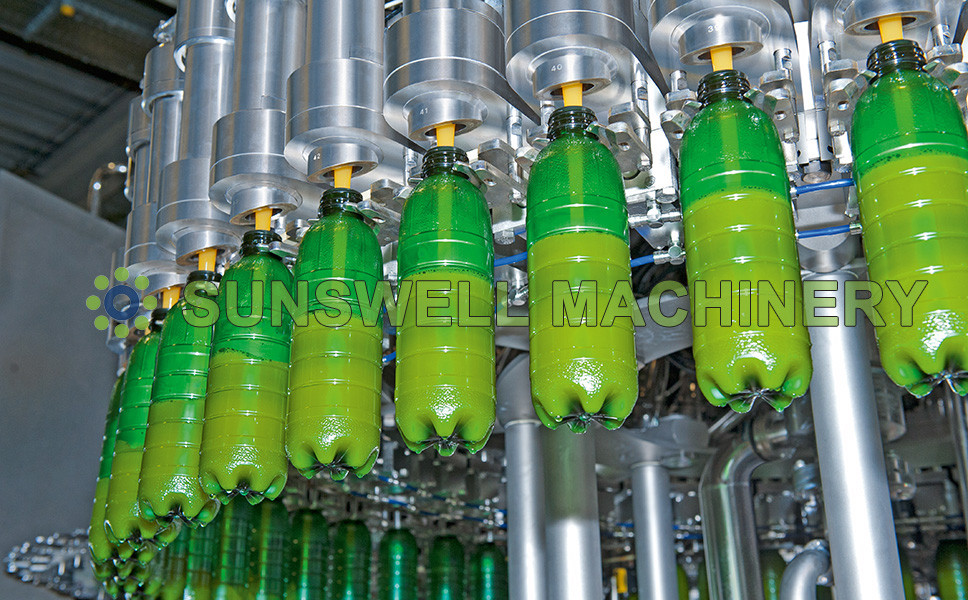 500ml Drink Juice Tea Filling Machine / Bottling Monoblock Filling Machine