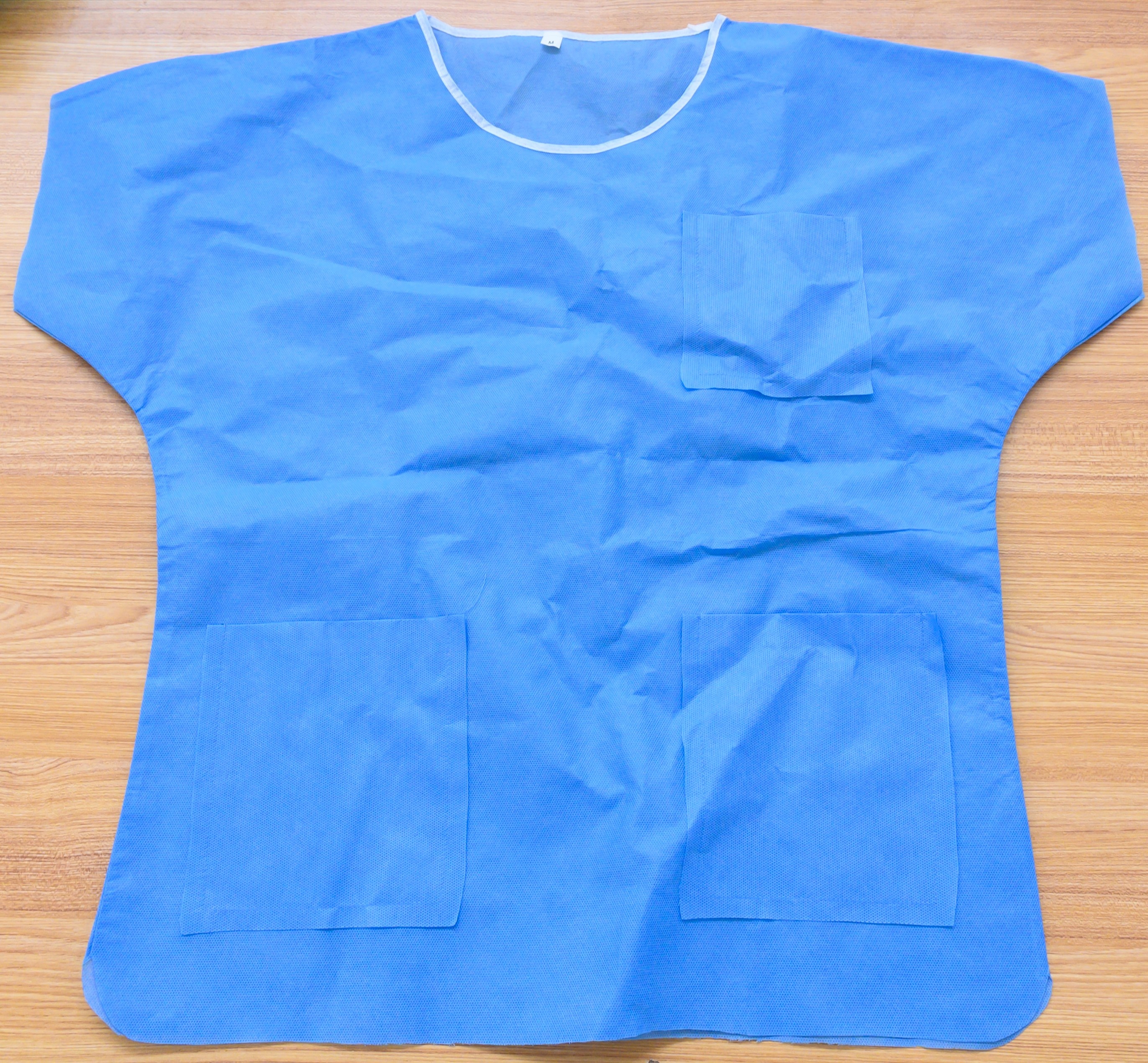 V Neck Round Neck Breathable SMS Surgical Gown 35gsm-70gsm Nurse Scrubs Sets