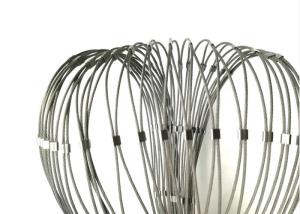 Quality Ferrule Flexible Stainless Steel cable Mesh With Frame Used For Stair Balustrade wholesale