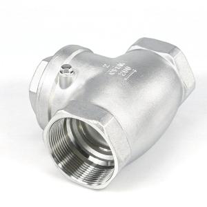 Quality Stainless Steel Threaded Check Valve 6 Year Warranty wholesale