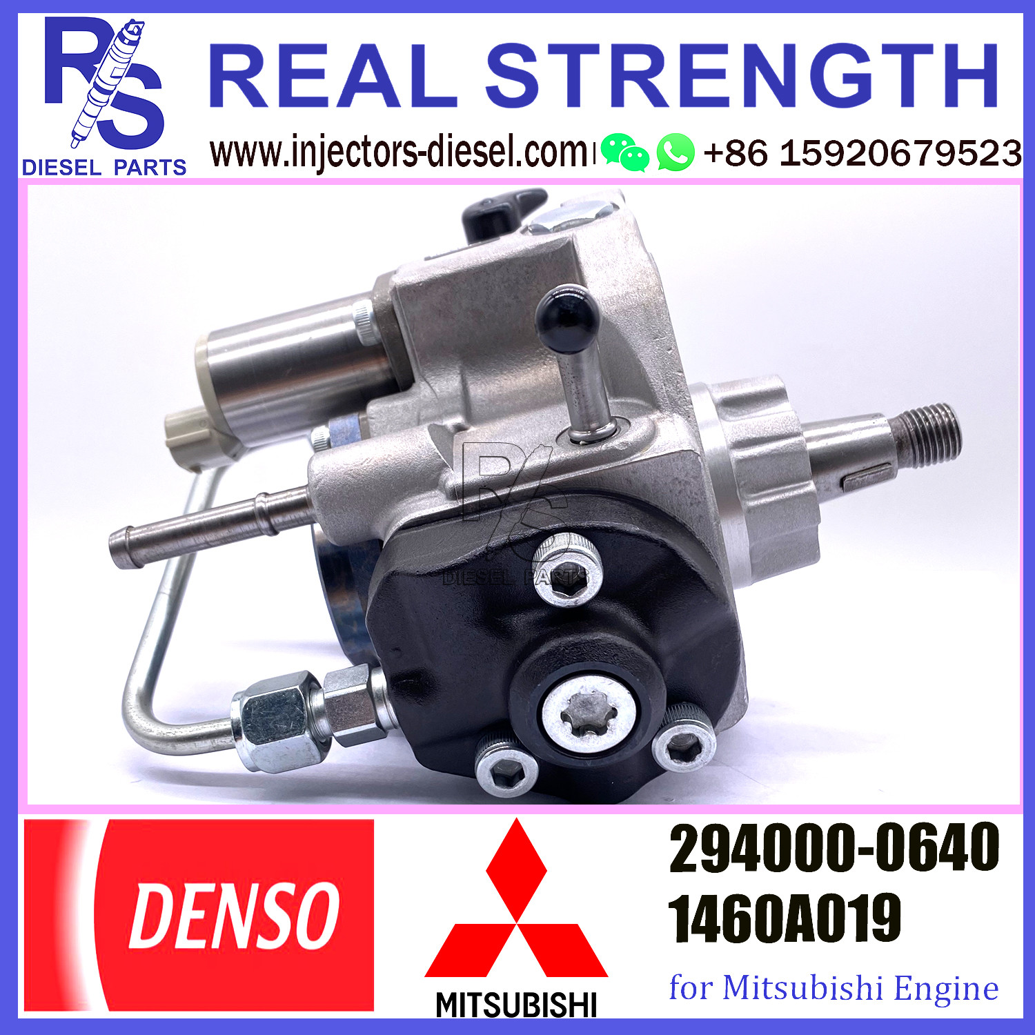 DENSO Fuel Injection Pump for Mitsubishi L200 Triton 2.5 DI-D 2005-2017 294000-0640 1460A019 REMAN