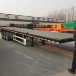 3/4 Axles 20ft 40ft 45ft Used Flatbed Semi Trailers
