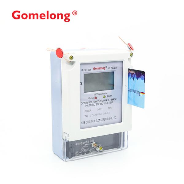 Cheap Most Popular DDS5558 Lcd Display 1Phase Prepaid Digital smart card electric meter digital prepaid Energy meter for sale