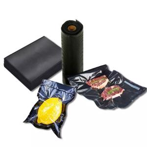 Quality Polypropylene Freezer Storage Black Sealer Bags QS Plastic Vacuum Sealer Bag wholesale