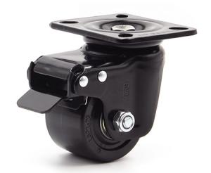 Quality 75mm 700kg Industrial Swivel Wheels Nylon With Brakes wholesale