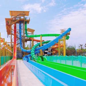 Quality Excited Outdoor Aqualoop Water Slide for Theme Water Park wholesale