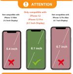 iPhone 12/12 Pro crossbody bag, RFID shielded PU leather strap bracket with card