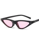 Retro Small Petals Drips Design Small Cat Eye Sunglasses Designer Sunnies Fun