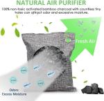 OEM Odor Absorbing 4Pack x 200g Activated Charcoal Air Purifying Bags Bamboo