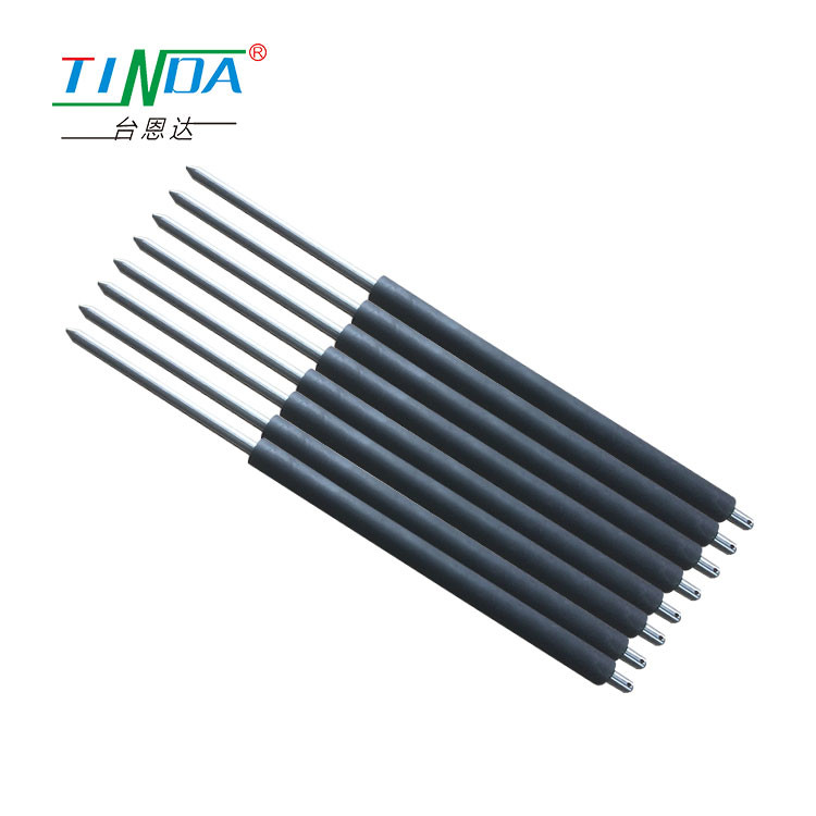 High Temperature Rubber Covered Conveyor Rollers Lightweight Rustproof