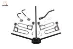 Easy Storage Outdoor Car Accessories 2 Bike Car Rack Hitch Mount Platform
