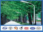 6m Single Arm Conical Shape electric light pole residential light steel poles