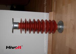 Quality Red Color Polymer Post Insulator , 46kv Post Insulator For Switch Gear Parts wholesale