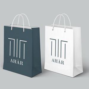 Quality 250gsm Recycled Gift Bags Large Personalised White Paper Bags Biodegradable wholesale