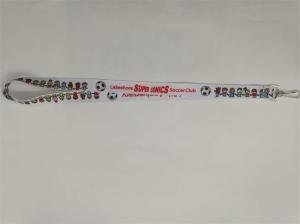 Quality Nice Heat Transfer Printing Dye Sublimated Lanyards , Custom Polyester Lanyards Full Color wholesale