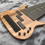 Grand 17 strings bass guitar mahogany body neck rosewood fingerboard wireless