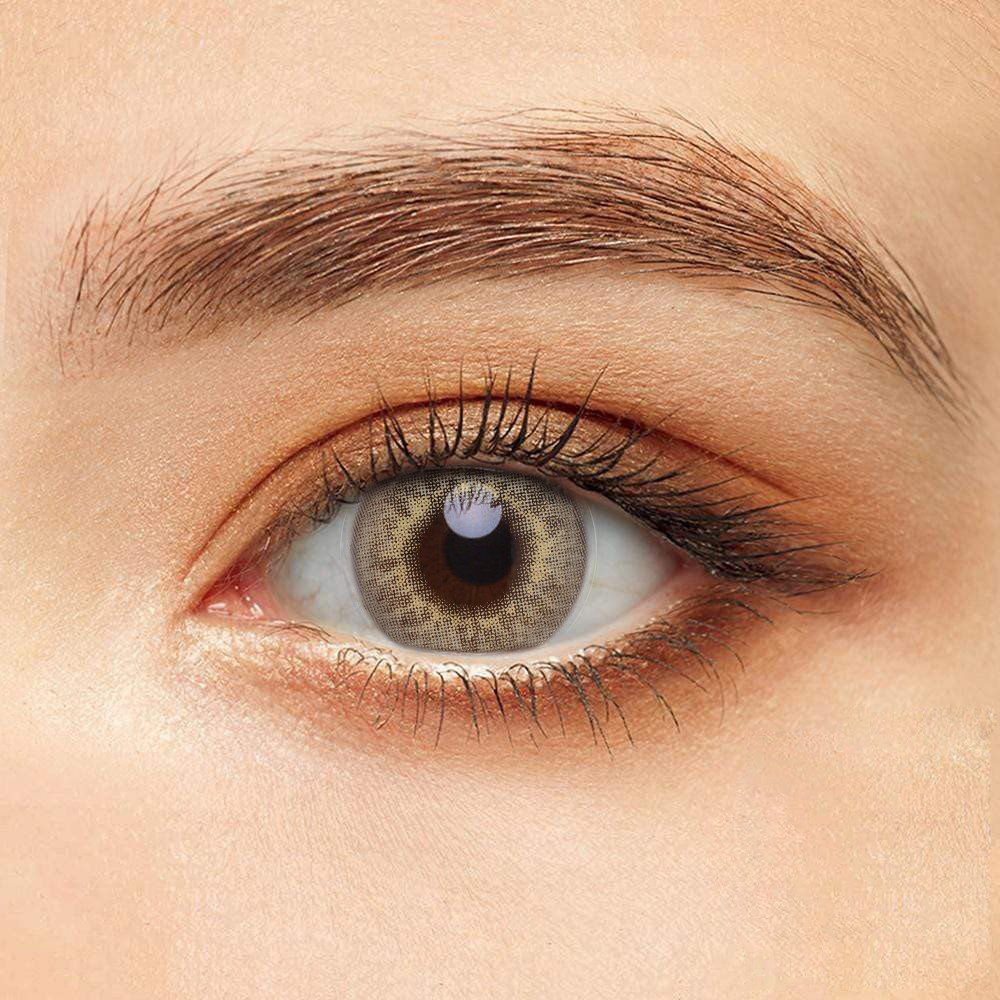 ISO13485 Private Label Coloured Blue Eye Contact Lenses For Brown Eyes