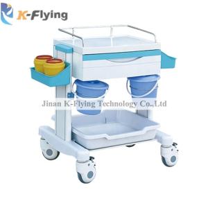 Quality ABS plastic hospital Instrument Treatment Medical Trolley Cart wholesale
