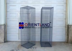 Quality PVC Coated Welded Wire Gabion Baskets / Gabion Planter / Gabion Pillars wholesale