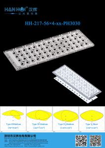 Quality 60°/90°/T5S/T2M/T3M/T4M Available LED Street Light Lens Energy-Efficient High Performance 224pcs 3030LEDs 345×130MM wholesale