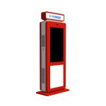 Portable 55 Inch Outdoor LCD Digital Signage For Bus Stop Information