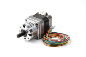 China Nema 23 Small Worm Gear Stepper Motor 4 Leads Hybrid on sale